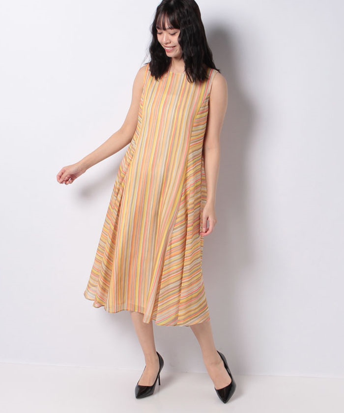 ストライプワンピ ス Leilian レリアン Leilian Co Ltd Official Online Store