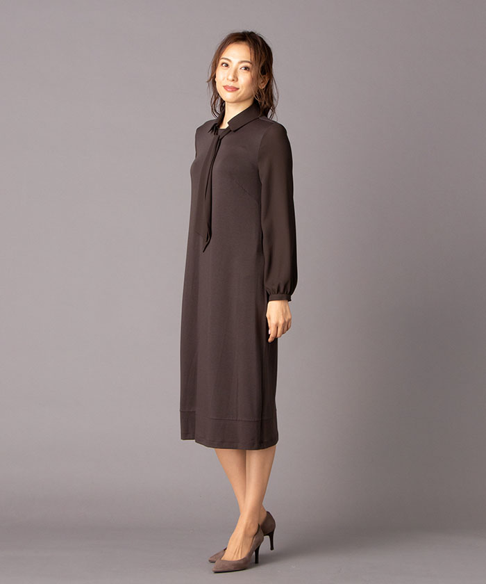 リボンタイワンピ ス Leilian レリアン Leilian Co Ltd Official Online Store