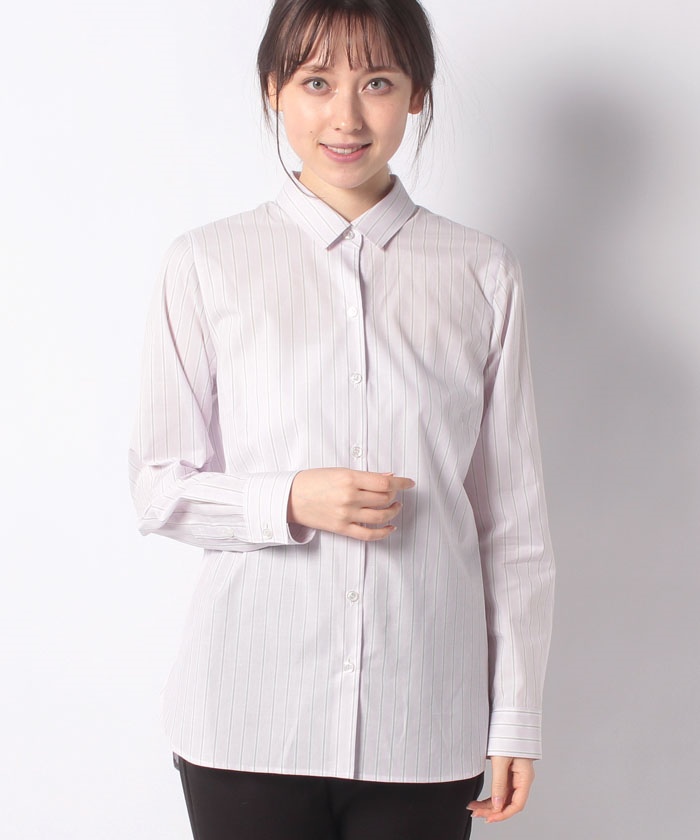 ストライプ柄シャツ -｜Leilian（レリアン）｜Leilian Co.,LTD