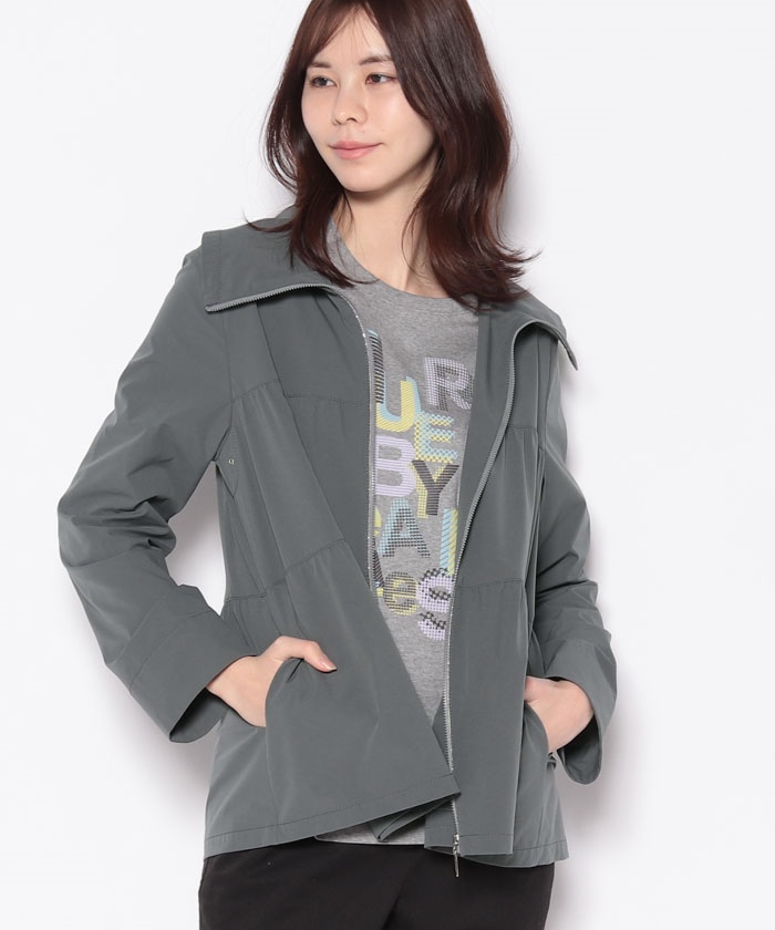 wnc レリアン Leilian ジャケット 13+ 黒 ジップアップ ステッチ 大きいサイズ レディース [912404] : 912404 :  アクイールヤフーショップ - 通販 - Yahoo!ショッピング