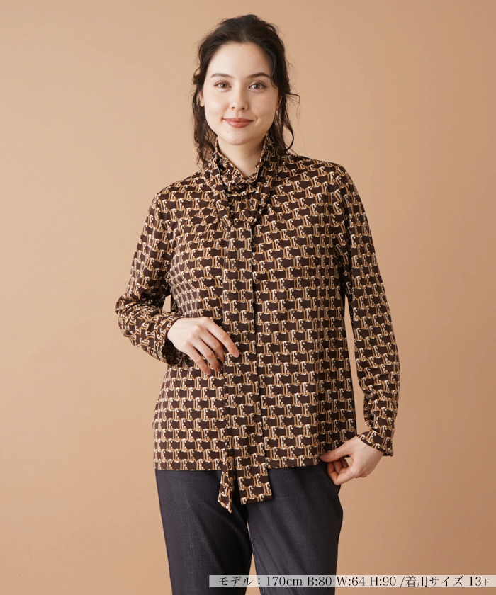 店舗人気】プリントハイネックインナー -｜Leilian（レリアン）｜Leilian Co.,LTD Official Online Store