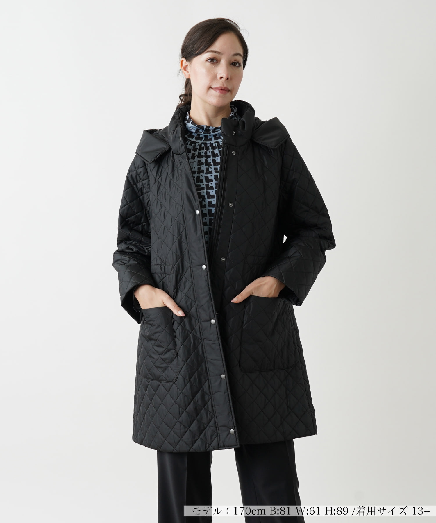 レリアンダウンコートLeilian キルティング