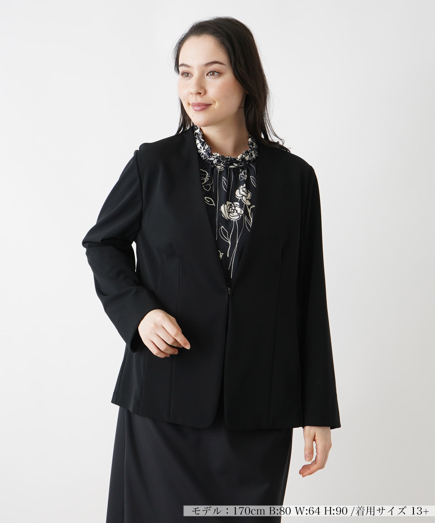 大きいサイズ！レリアン　Leilian プラスハウス　セットアップ　スーツ　13 大きいサイズ！レリアン Leilian プラスハウス セットアップ