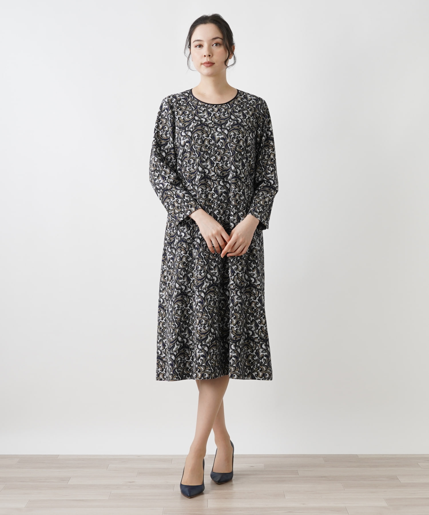 店舗人気】洗えるストレッチワンピース -｜Leilian（レリアン  