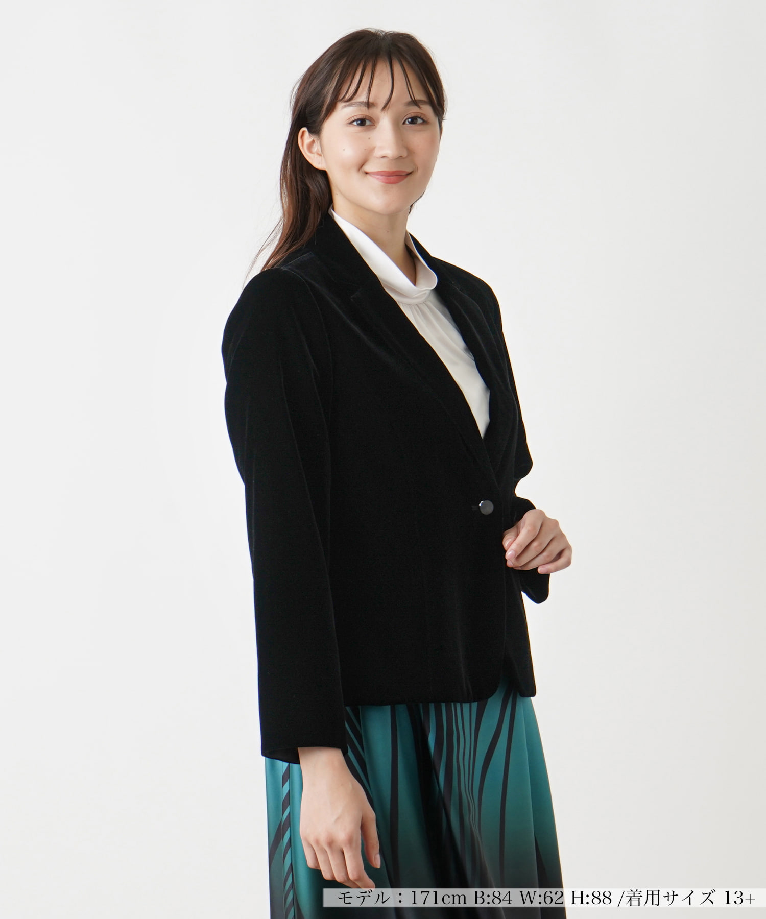 ベルベットブレザー【セレモニー】 -｜Leilian（レリアン）｜Leilian  