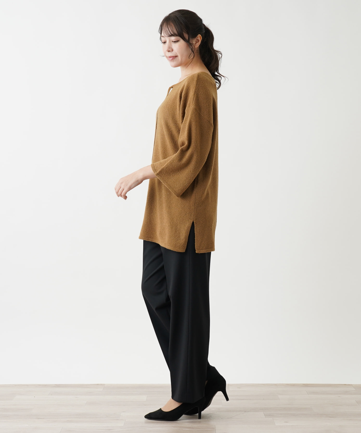 フロントカットニットチュニック -｜Leilian（レリアン）｜Leilian Co.,LTD Official Online Store