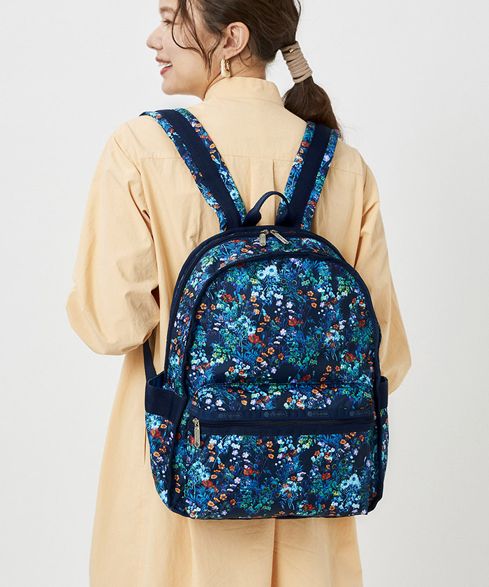 ROUTE BACKPACKフローレセントフローラルブルー ROUTE BACKPACKフローレセントフローラルブルー