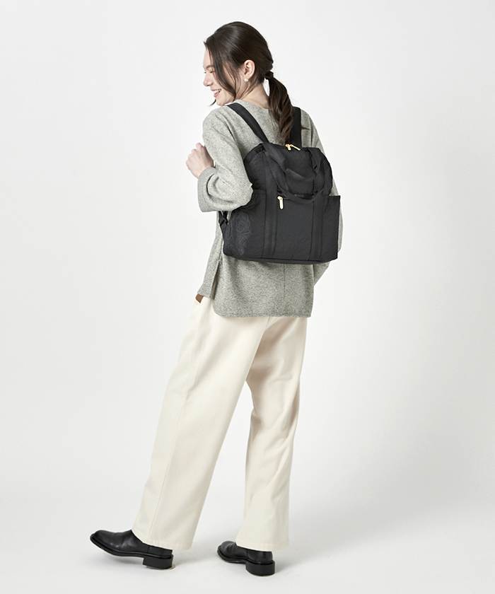 2023HOT リュック DOUBLE TROUBLE BACKPACK フローラル レース