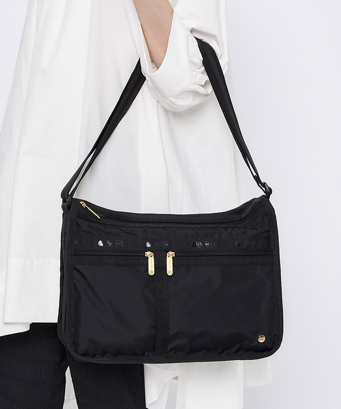 DLX EVERYDAY BAG WPチャコットブラック（ショルダーバッグ）｜LeSportsac｜レスポートサック公式
