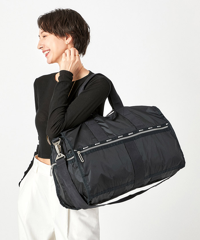 CR LARGE WEEKENDERブラック C（ボストンバッグ）｜LeSportsac