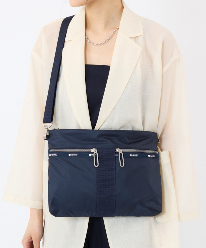 POUCH CROSSBODYダークブルー C（ミニバッグ）｜LeSportsac