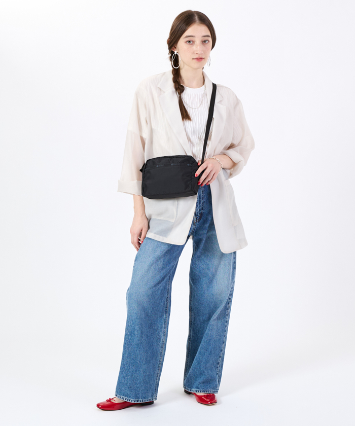 DANIELLA CROSSBODYリサイクルドブラックJP（ミニバッグ