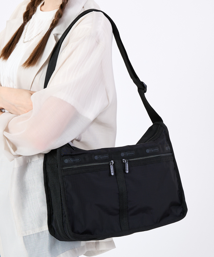 DELUXE EVERYDAY BAGリサイクルドブラックJP（クロスボディ