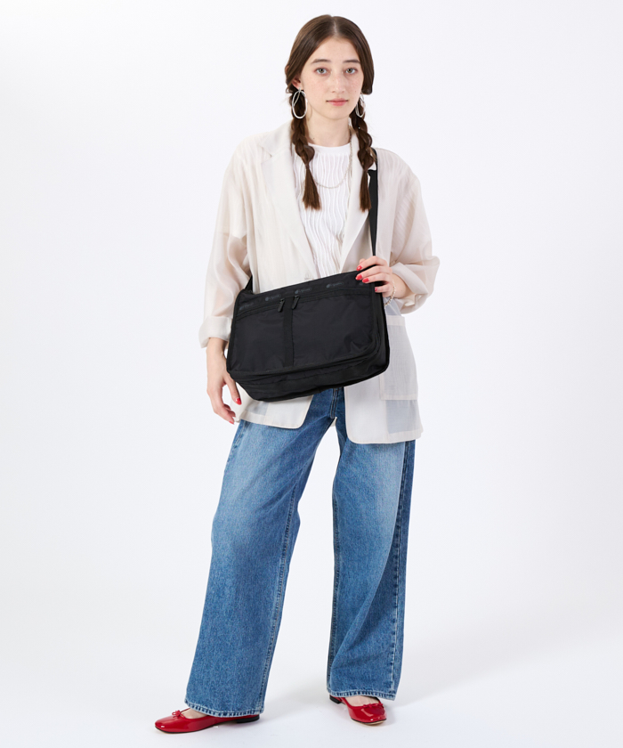 DELUXE EVERYDAY BAGリサイクルドブラックJP（クロスボディ
