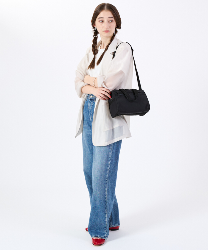 レスポ　スモールエブリデイ EVERYDAY SM SATCHELブラックシャイン（ハンドバッグ