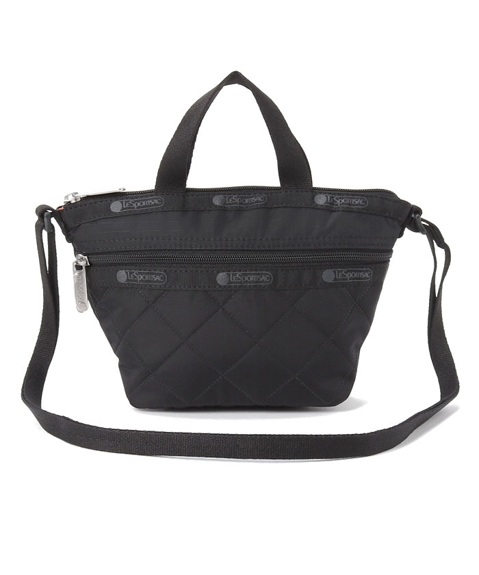 MINI CROSSBODYブラックデボス（ミニバッグ）｜LeSportsac