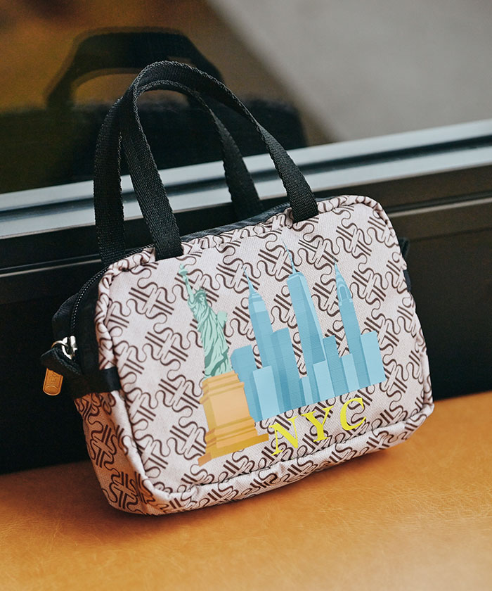 MICRO BAGニューヨークシティスカイライン（ポーチ）｜LeSportsac