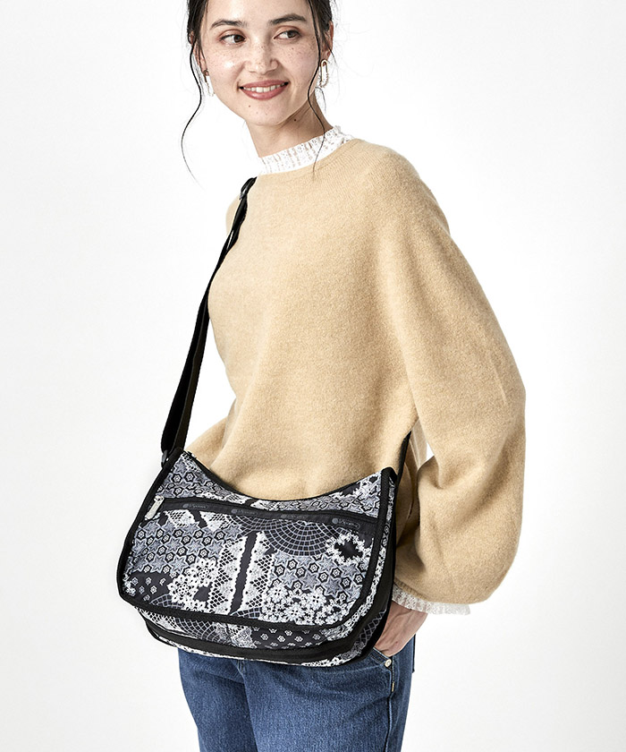 CLASSIC HOBOパッチワークレース（ショルダーバッグ）｜LeSportsac