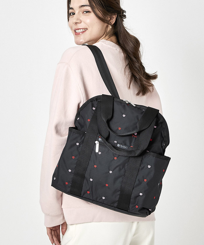DOUBLE TROUBLE BACKPACKエンブロイダードリップス（バックパック