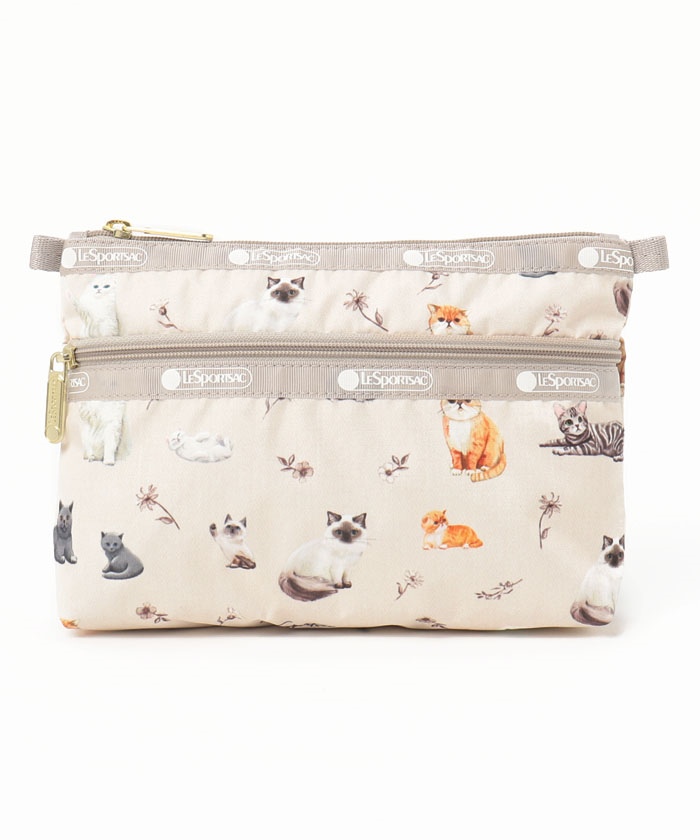 COSMETIC CLUTCHキャットデイ（ポーチ）｜LeSportsac 