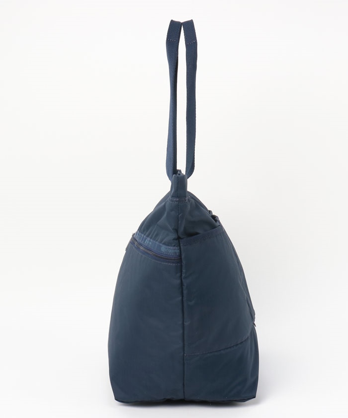 Carlin Zip Top Tote Bag - Navy Blue solid – LeSportsac