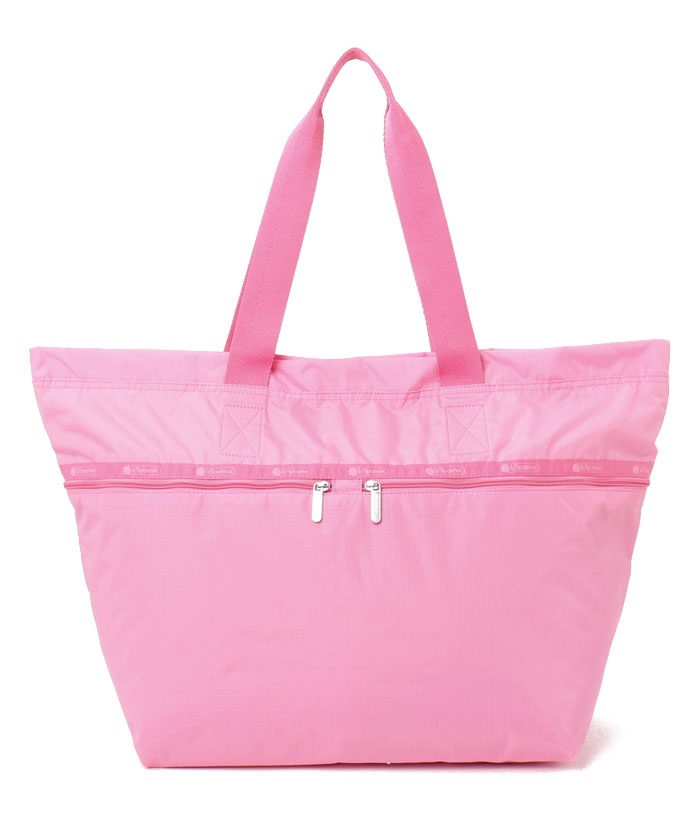 CARLIN ZIP TOP TOTE BAGフューシャピンク（トートバッグ