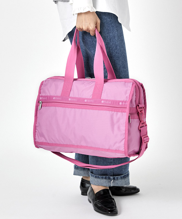 DELUXE MED WEEKENDERフューシャピンク（ボストンバッグ）｜LeSportsac