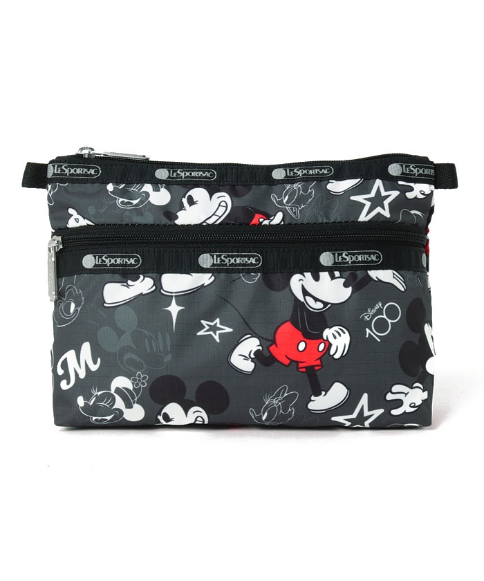 COSMETIC CLUTCHディズニー100チームミッキー（ポーチ）｜LeSportsac