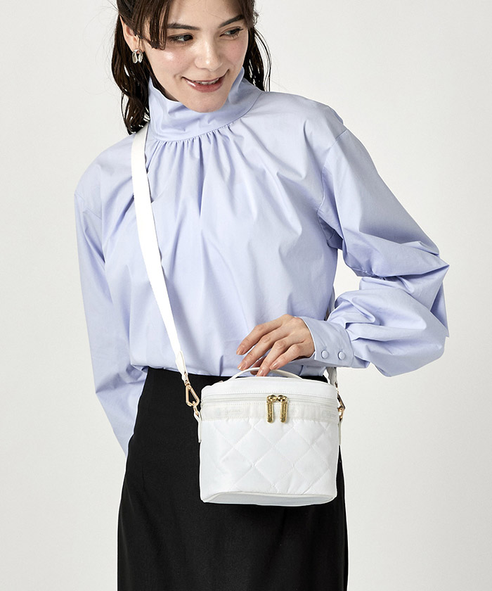 VANITY SHOULDER BAGピュアホワイトキルト（ショルダーバッグ ...