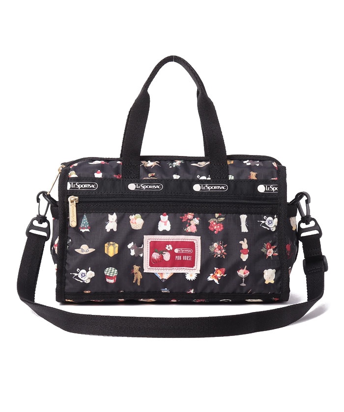 DELUXE MINI DUFFELピンクハウスフェイバリッツB（ミニバッグ）｜LeSportsac｜レスポートサック公式