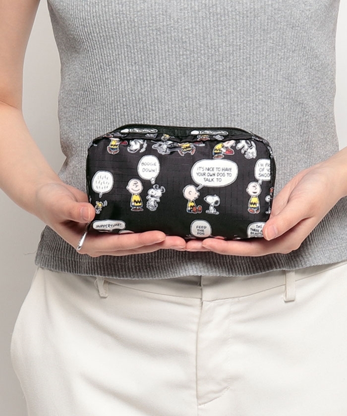 名入れ無料】 PEANUTS×LeSportsac コスメポーチ ピーナッツバルズ