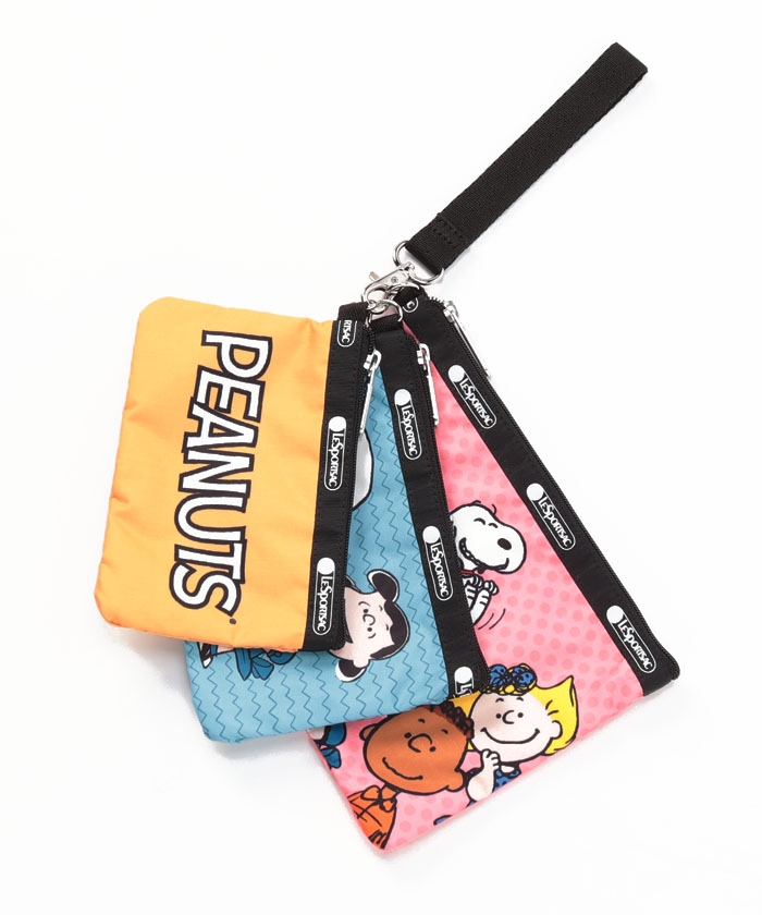 美品　LeSportsac レスポートサック　スヌーピー　PEANUTS ポーチ