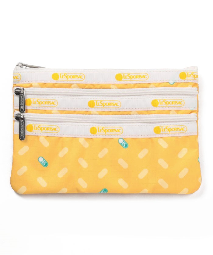 3 ZIP COSMETIC LeSportsac