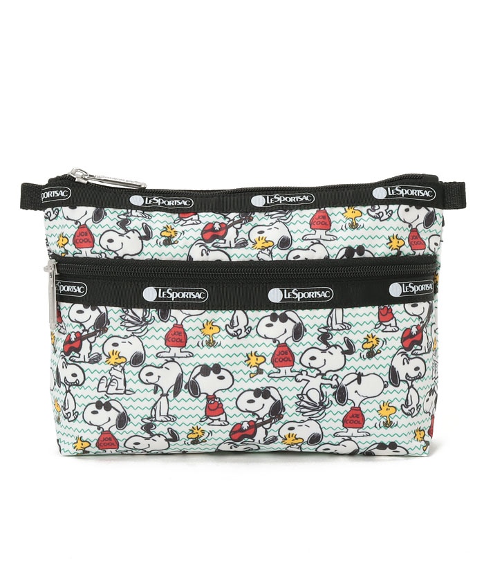 COSMETIC CLUTCHスヌーピー＆ウッドストック（ポーチ）｜LeSportsac