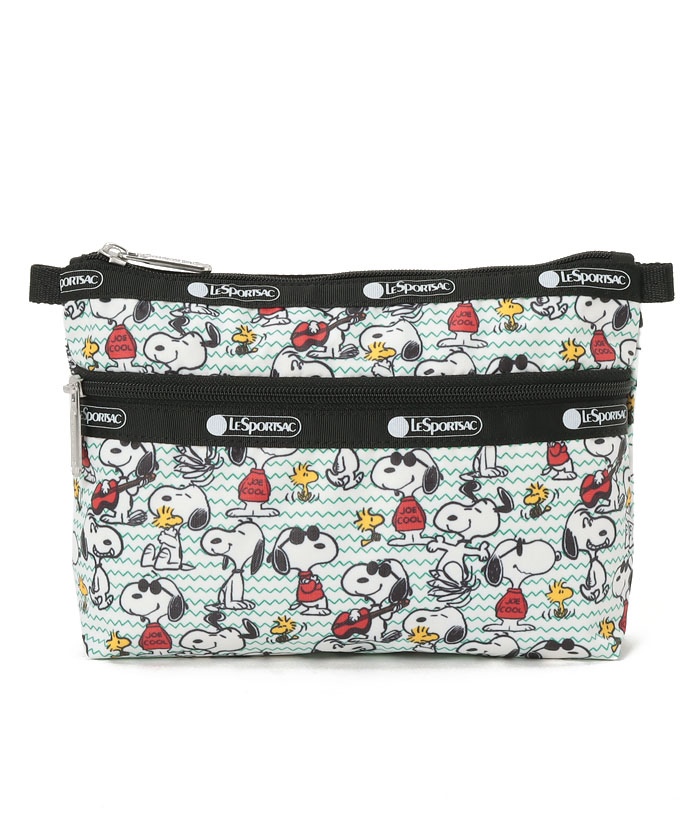 COSMETIC CLUTCHスヌーピー＆ウッドストック（ポーチ）｜LeSportsac 