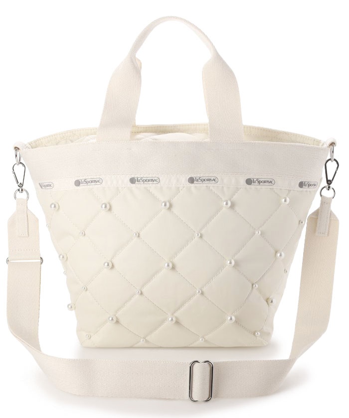 BUCKET TOTE W PEARLS2Tho[p[
