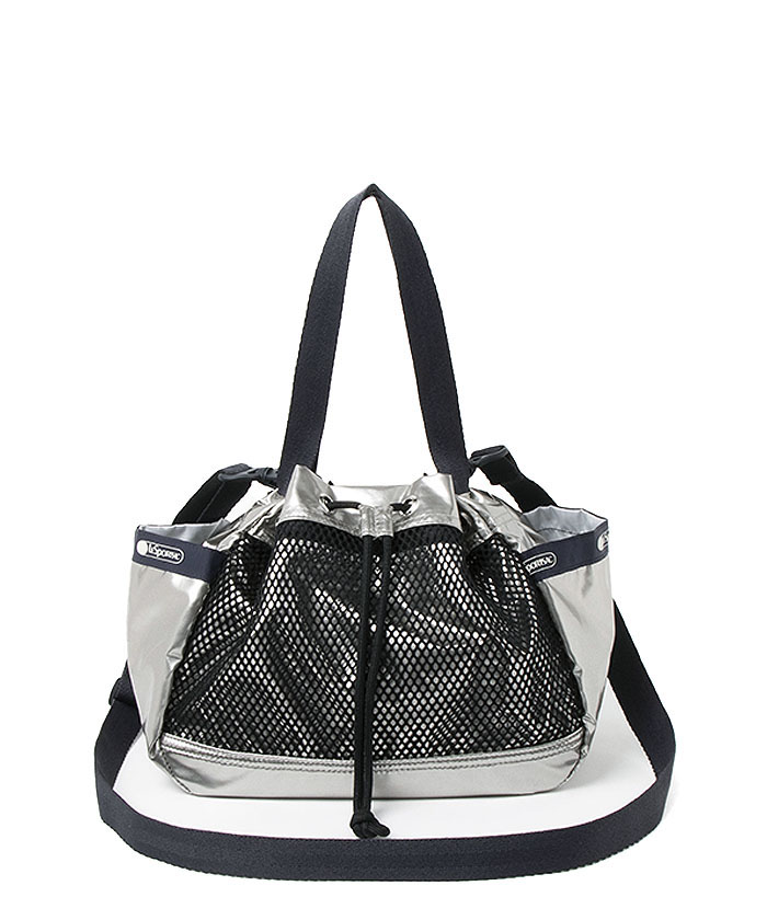 SHLDR DRAWSTRING MESH TOTEA_Vo[lCr[/lCr[