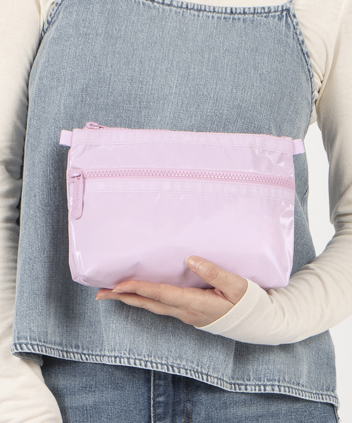 COSMETIC CLUTCHアイシーピンクシャイン（ポーチ）｜LeSportsac