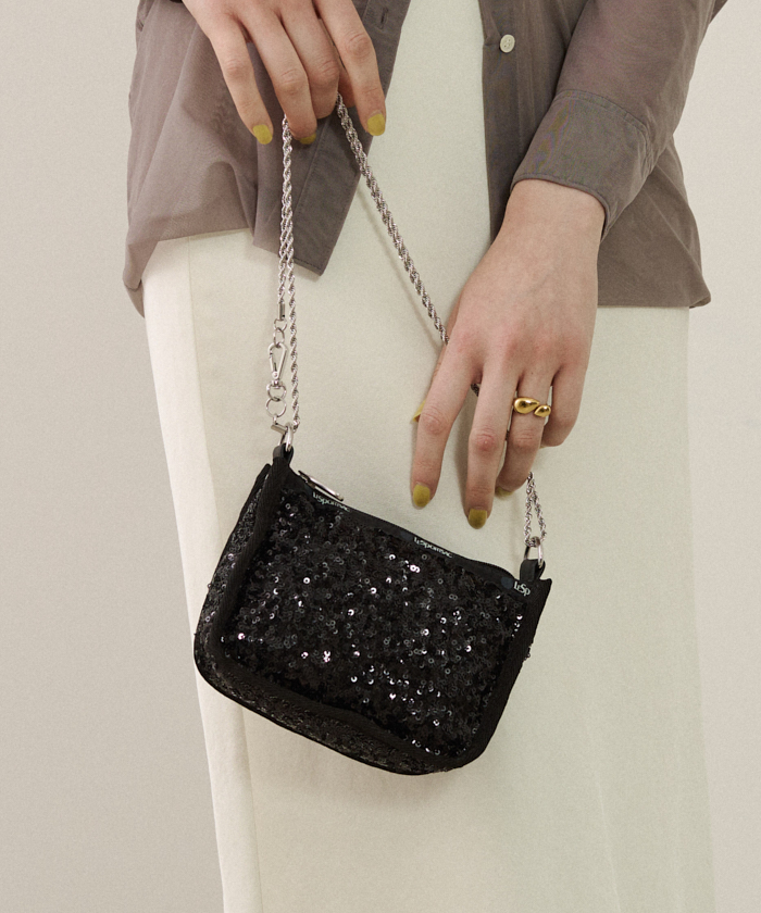 2WAY CHAIN MINI BAGコズミックブラック（ミニバッグ