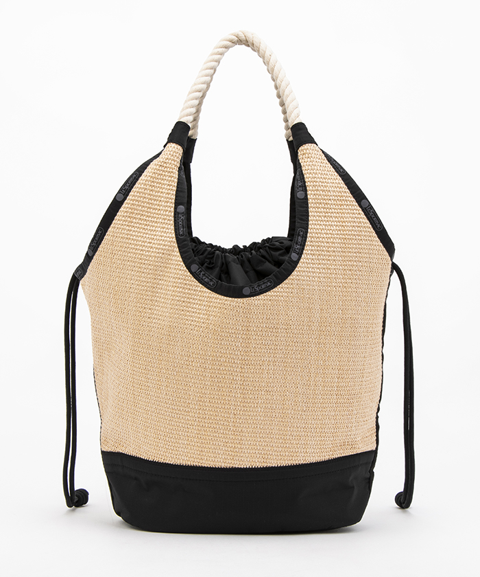 LG DIAMOND TOTEブラックラフィア（トートバッグ）｜LeSportsac