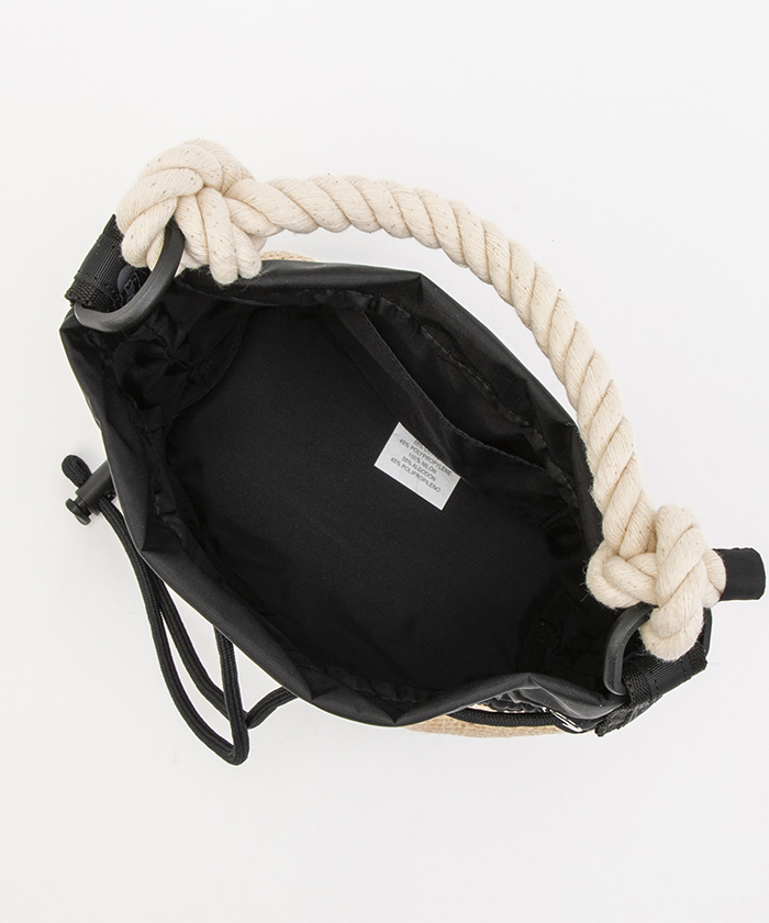 RAFFIA MINI BUCKETブラックラフィア(ミニバッグ)|LeSportsac RAFFIA MINI BUCKETブラックラフィア(ミニバッグ)|LeSportsac