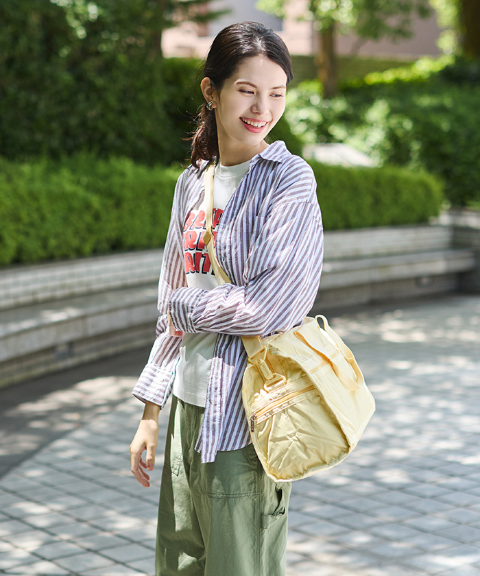 ■LeSportsac■DELUXE MED WEEKENDERレモンメレンゲ DELUXE MED WEEKENDERレモンメレンゲ(ボストンバッグ