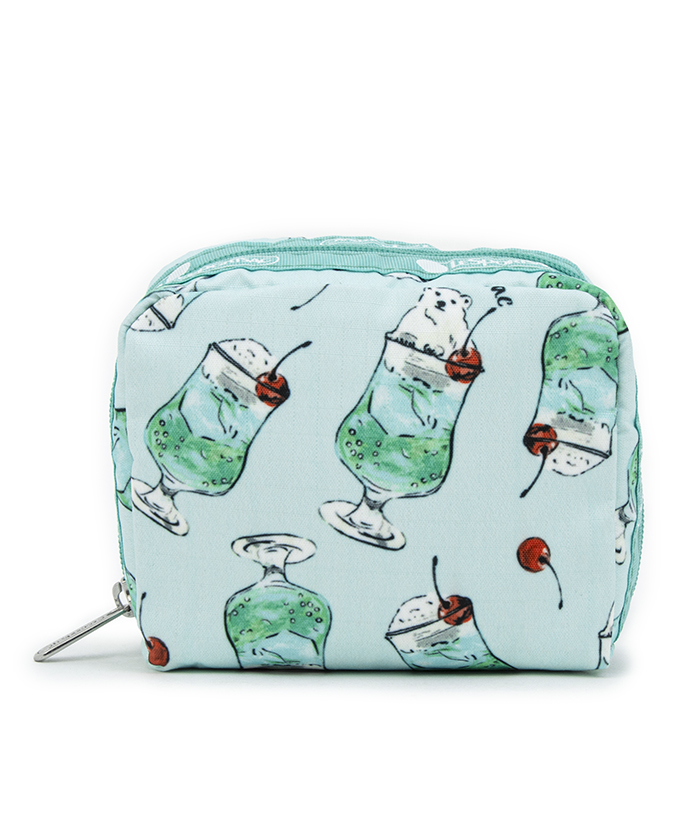 SQUARE COSMETICポーラベアメロンソーダ(ポーチ)|LeSportsac SQUARE COSMETICポーラベアメロンソーダ(ポーチ)|LeSportsac