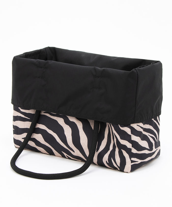 ML 2 WAY TOTE ラフィアゼブラ/ブラック(トートバッグ ML 2 WAY TOTE ラフィアゼブラ/ブラック(トートバッグ