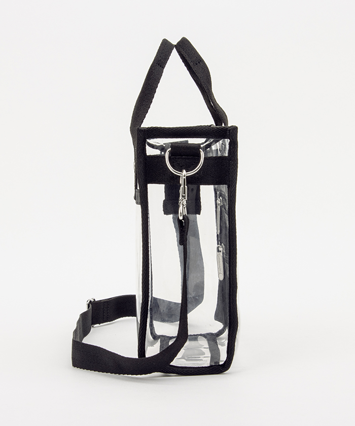CLEAR MINI N/S TOTE クリア/ブラック　LeSportsac CLEAR MINI N/S TOTE クリア/ブラック LeSportsac（GH MINI N/S