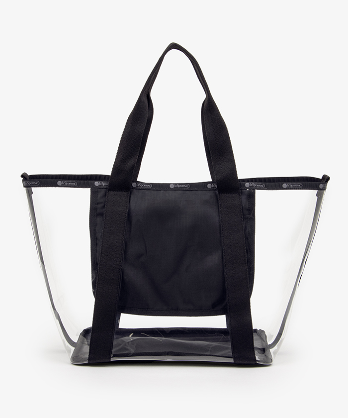 【LeSportsac】レスポートサック CLEAR E/W TOTE ロゴトート CLEAR E/W TOTEクリアオニキスロゴトート（トートバッグ