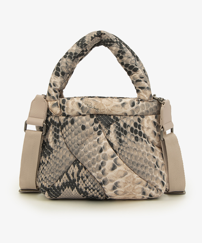 美品✨ LeSportsac レスポートサック パイソン柄 リュック グレー 美品✨ LeSportsac レスポートサック パイソン柄 リュック
