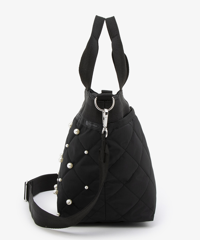 【完売】  BUCKET TOTE W PEARLS2ミッドナイトパール（トートバッグ バッグ