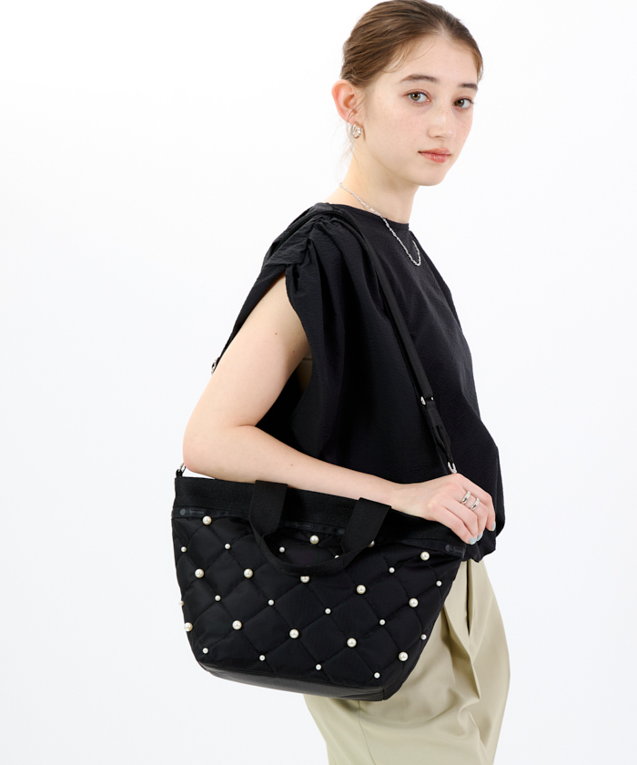 【一部予約販売】 BUCKET PEARLS2ミッドナイトパール（トートバッグ W TOTE バッグ