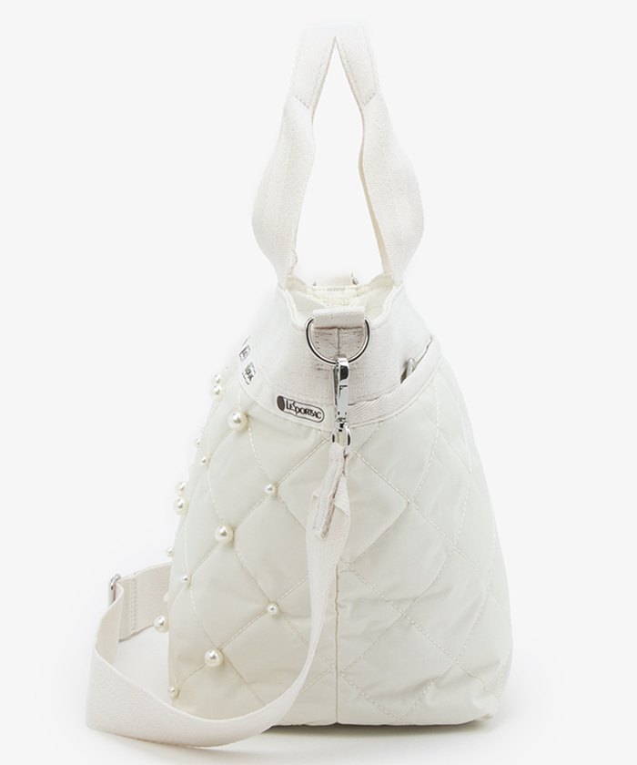 BUCKET TOTE W PEARLS2スターライトパール（トートバッグ
